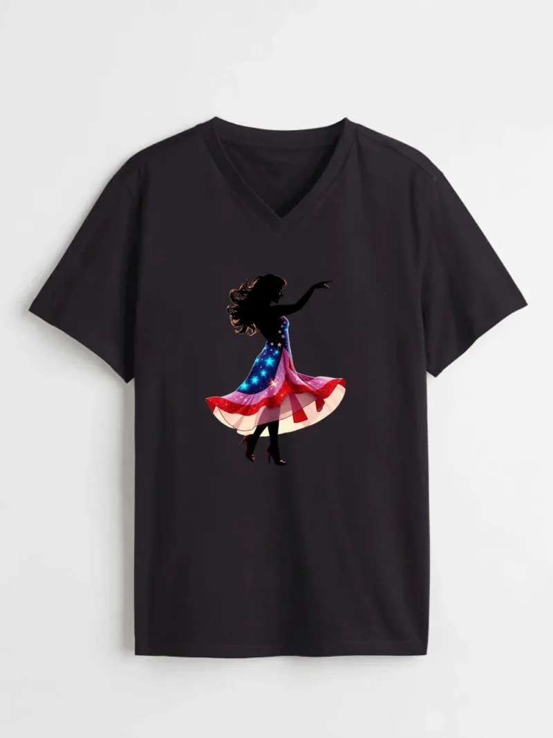 America Strong Free Proud Frelxpew T-Shirt - Image 2