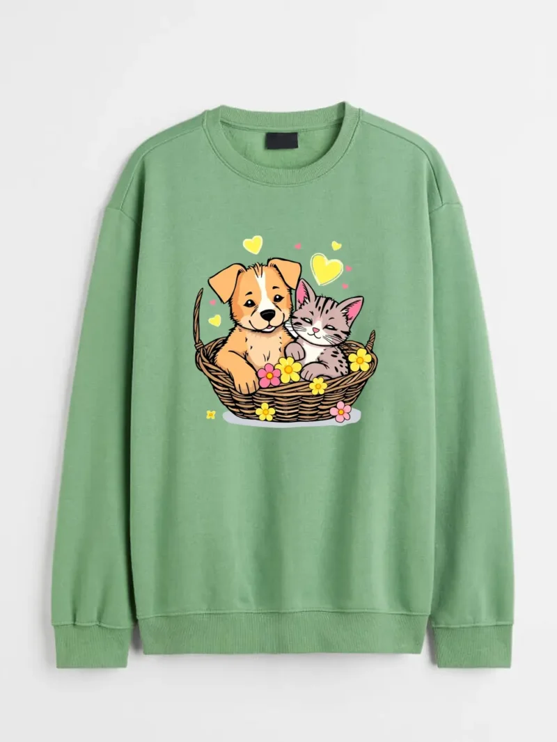 Love Is A Four-legged Word Frelxpew Sweatshirt - Image 2