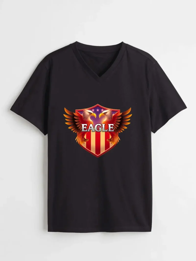 American Eagle Shield – Frelxpew T-Shirt - Image 2