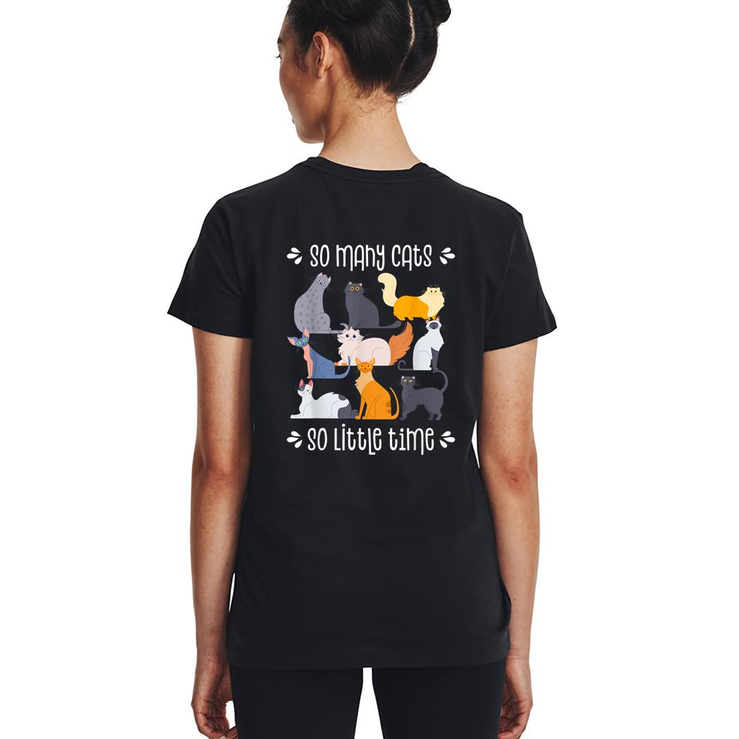 Cat , Cat Owner , Cat Lover Gift, Cute Cat Woman T-Shirt