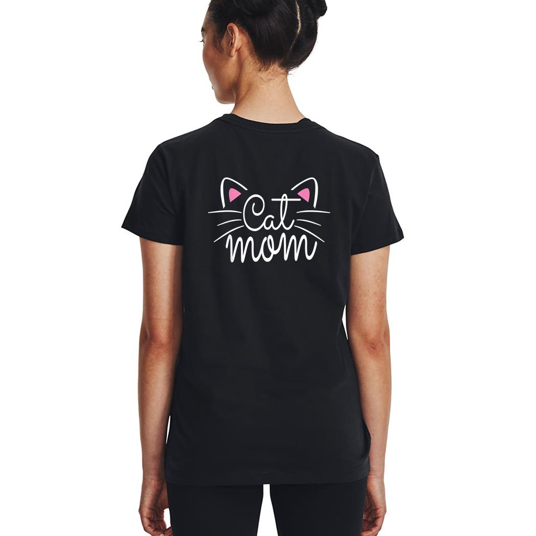 Cat Mom Happy Mothers Day For Cat Lovers Family Matching Woman T-Shirt