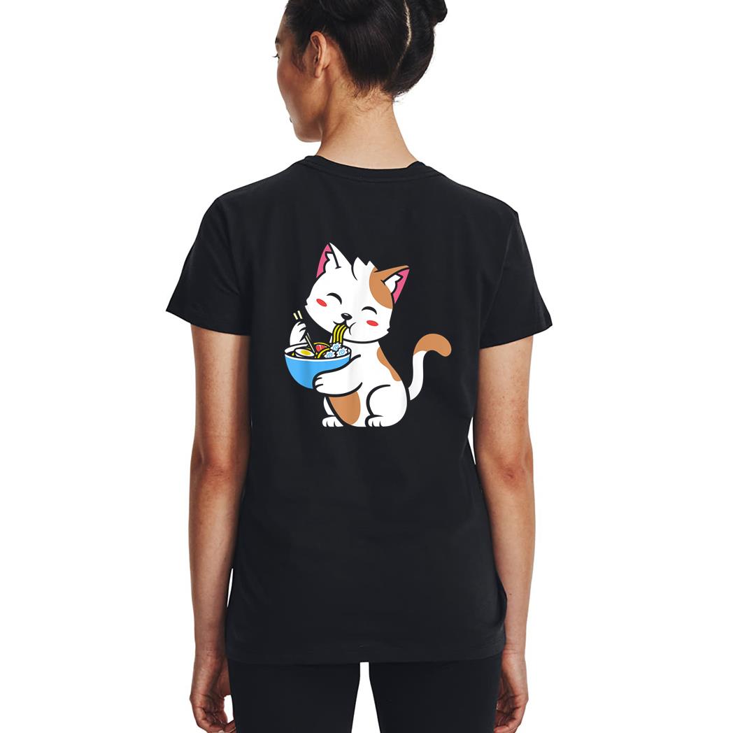Cat Ramen Anime Kawaii Teen gift Woman T-Shirt