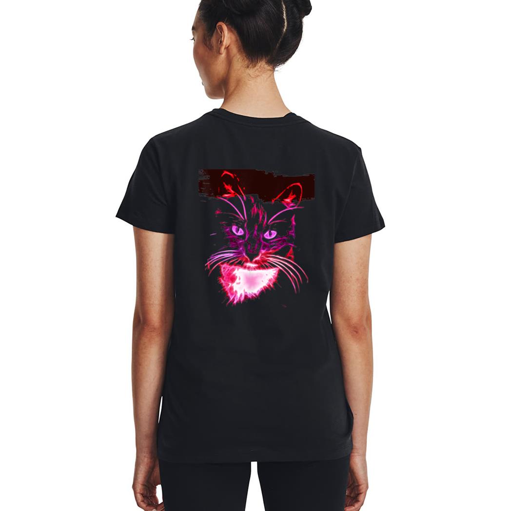 Colorful Cat Art Novelty  - Cat Lover Gift Idea Women Woman T-Shirt