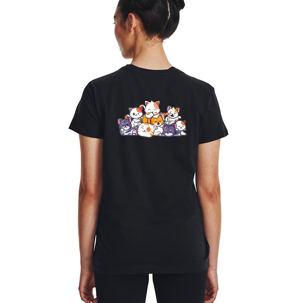 Cute Cats Anime Kawaii Japanese Otaku Neko Gift Women Girls Woman T-Shirt