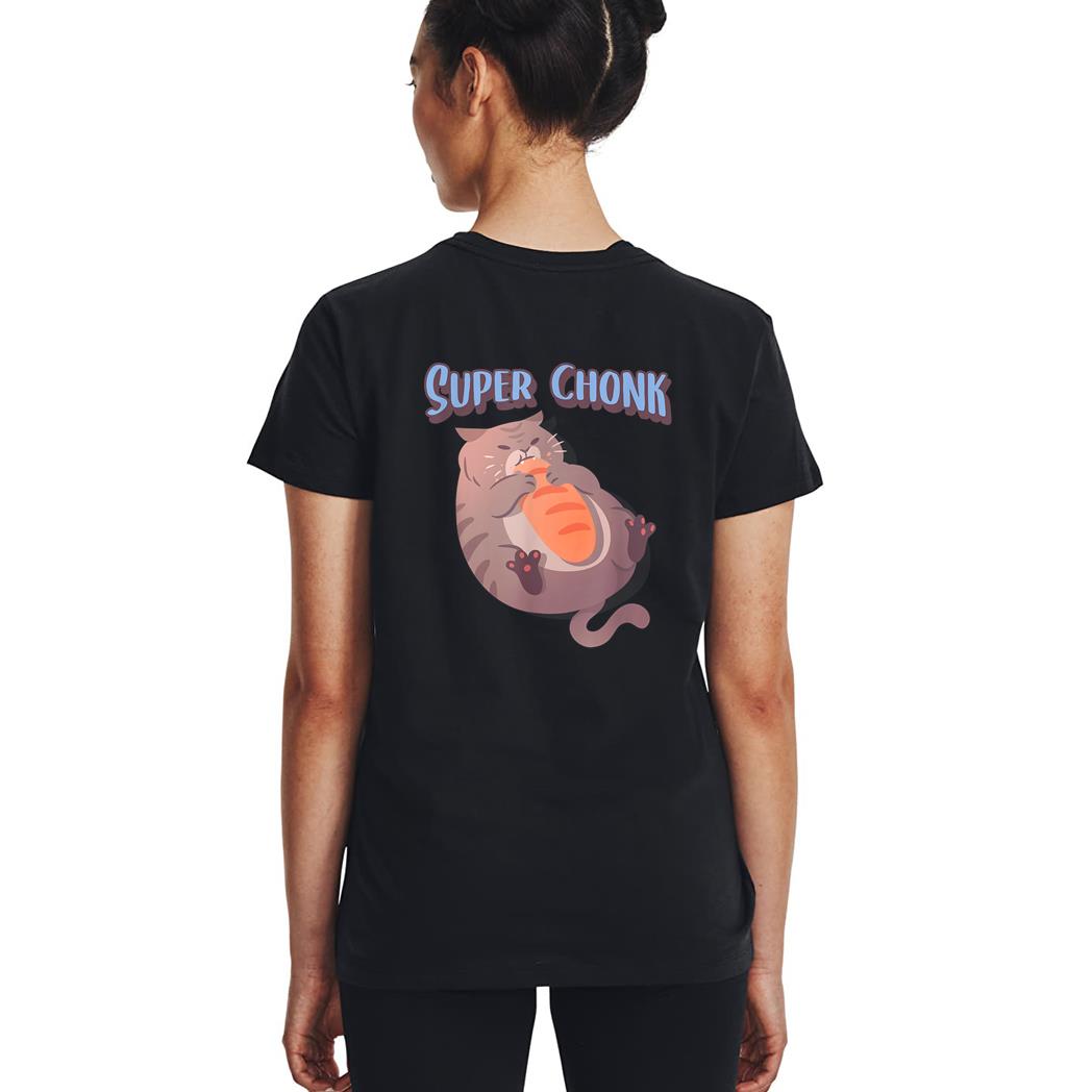 Fat Chonky Cat Meme Lovers Heckin' Chonker Super Chonk Cat Woman T-Shirt
