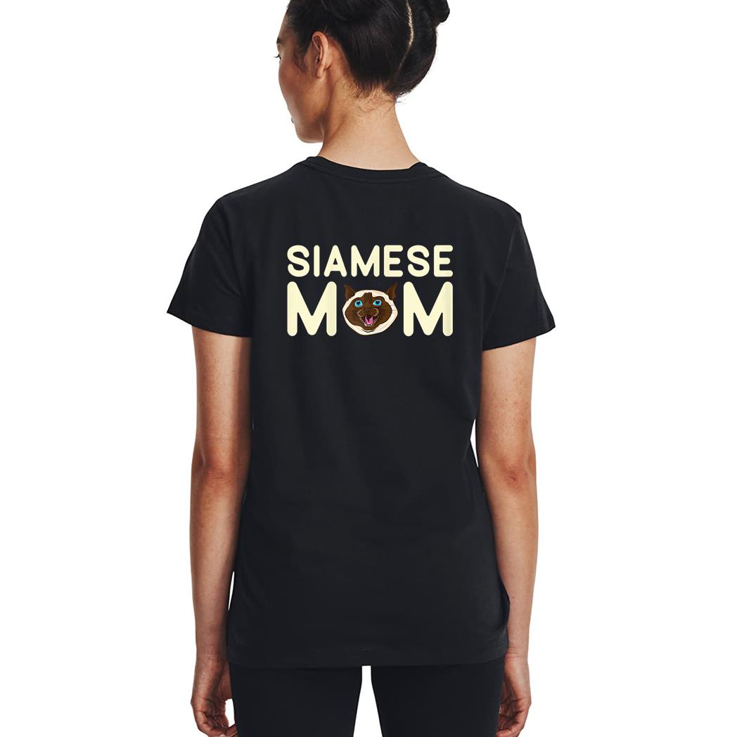 Siamese Cat Mom Woman T-Shirt