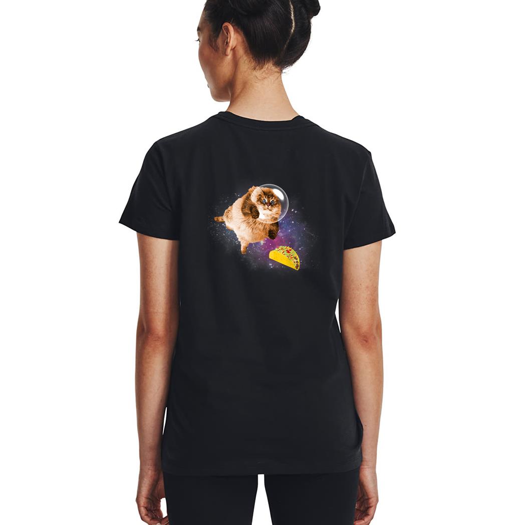 Taco Cat , Funny Taco Cat In Space , Taco Cat Woman T-Shirt