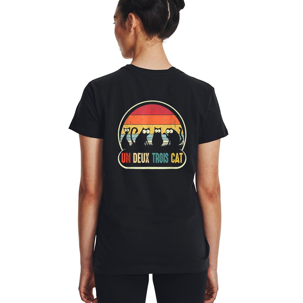 Vintage Cat Tell Your Cat I Said Pspsps Retro Meow Kitty Cat Woman T-Shirt